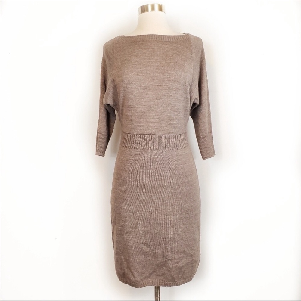 🍁The Limited Wool Blend Dolman Midi Dress